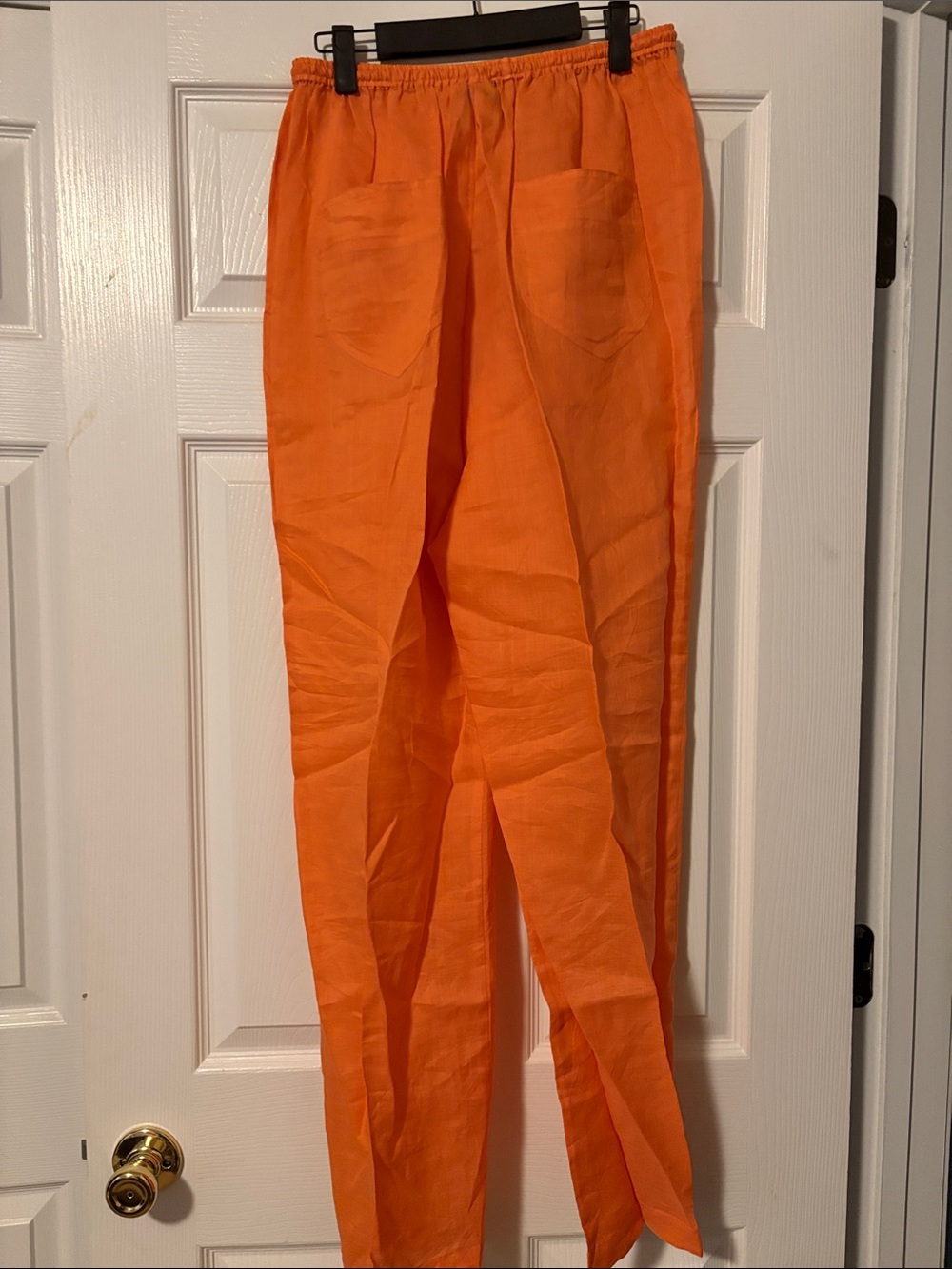 Women’s 2 piece Orange Tunic w/ Pant - Picture 5 of 8